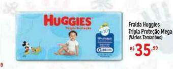 Fralda Huggies Tripla Proteção Mega