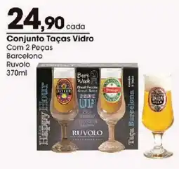 Zaffari Conjunto Taças Vidro oferta