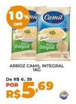 Pinheiro Supermercado Arroz camil integral oferta