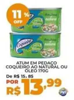 Pinheiro Supermercado Atum em pedaço coqueiro ao natural ou óleo oferta