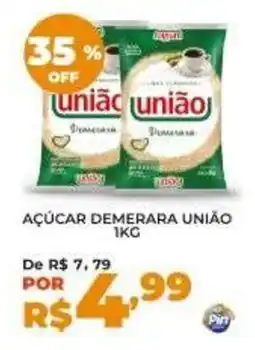 Pinheiro Supermercado Açúcar demerara união oferta