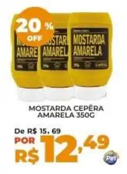 Pinheiro Supermercado Mostarda cepêra amarela oferta