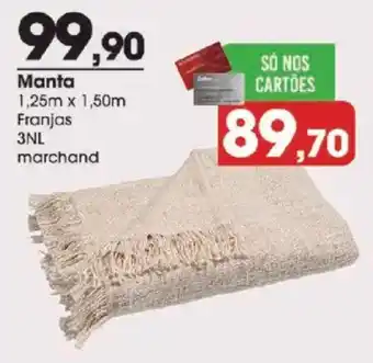 Manta franjas 3nl marchand