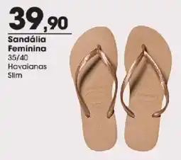 Zaffari Sandália feminina havaianas slim oferta