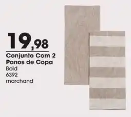 Zaffari Conjunto com 2 panos de copa bold oferta
