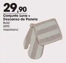 Zaffari Conjunto luva + descanso de panela bold oferta