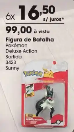 Zaffari Figura de Batalha Pokemon Deluxe Action Sortida oferta