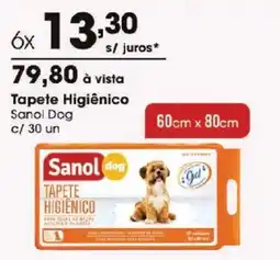Zaffari Tapete Higiênico Sanol Dog oferta