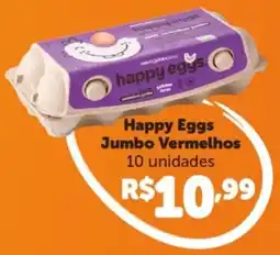 Shibata Supermercados Happy Eggs Jumbo Vermelhos oferta
