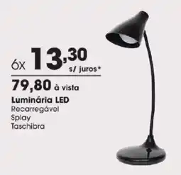 Zaffari Luminária led recarregável oferta