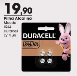 Zaffari Pilha Alcalina Moeda LR44 Duracell oferta