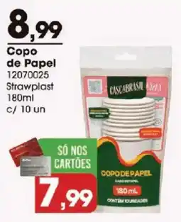 Zaffari Copo de papel oferta