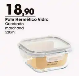 Zaffari Pote Hermético Vidro Quadrado marchand oferta