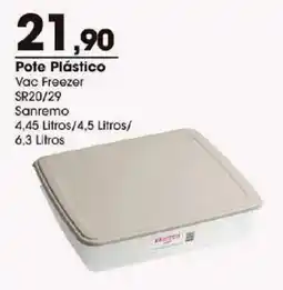 Zaffari Pote plástico oferta