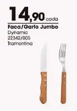 Zaffari Faca/Garfo Jumbo Dynamic oferta