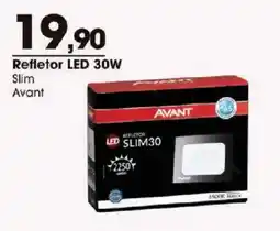 Zaffari Refletor led 30w slim avant oferta