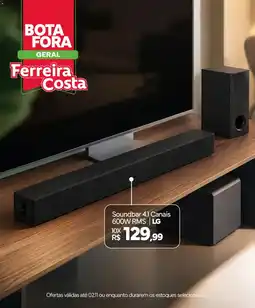 Ferreira Costa Soundbar 4.1 Canais oferta