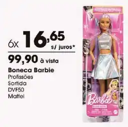 Zaffari Boneca barbie profissões sortida oferta