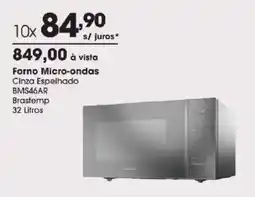 Zaffari Forno Micro-ondas Cinza Espelhado oferta