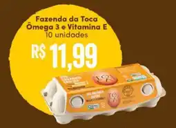 Shibata Supermercados Fazenda da Toca Ômega 3 e Vitamina E oferta