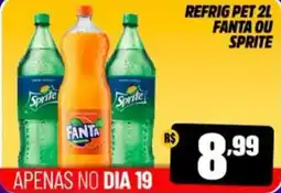 Miranda Supermercados refrig pet 2l fanta ou sprite oferta