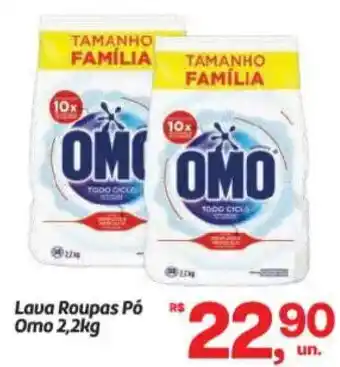 Lava Roupas Pó Omo