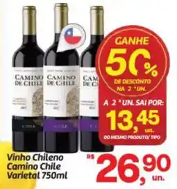 Fort Atacadista Vinho chileno caminho chile varietal oferta