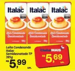 Fort Atacadista Leite Condesando Italac Semidesnatado TP oferta
