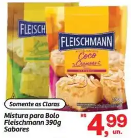 Fort Atacadista Mistura para Bolo Fleischmann 390g Sabores oferta