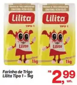Fort Atacadista Farinha de trigo lilita tipo 1 oferta