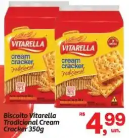 Fort Atacadista Biscoito vitarella tradicional cream cracker oferta