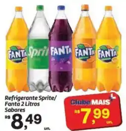 Fort Atacadista Refrigerante Sprite/ Fanta 2 Litros Sabores oferta