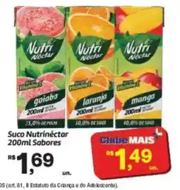 Fort Atacadista Suco nutrinectár 200ml sabores oferta