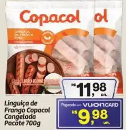 Fort Atacadista Linguiça de Frango Copacol oferta