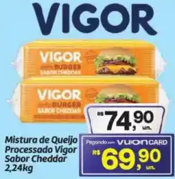 Fort Atacadista Mistura de Queijo Processado Vigor Sabor Cheddar oferta