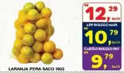 Roldão laranja pera saco 5kg oferta