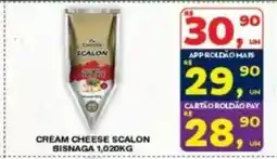 Roldão cream cheese scalon oferta