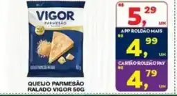Roldão Queijo parmesão ralado vigor oferta