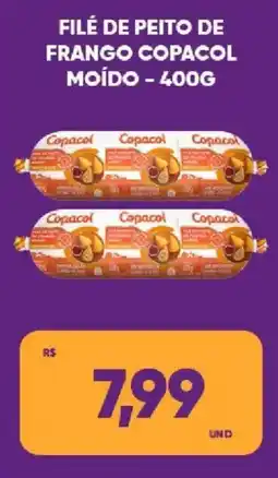 Tatico filé de peito de frango copacol moído oferta