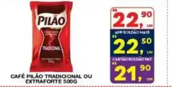 Café pilão tradicional ou extraforte