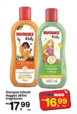 Fort Atacadista Shampoo infantil Huggies fragrâncias oferta