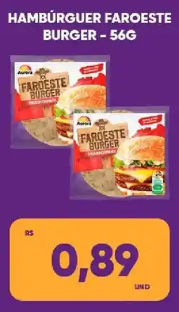 Tatico Hambúrguer faroeste burger oferta