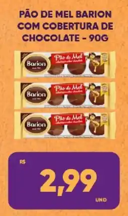 Tatico Pão de mel barion com cobertura de chocolate oferta