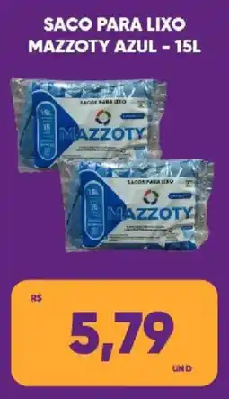 Tatico Saco para lixo mazzoty azul oferta