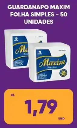 Tatico guardanapo maxim folha simples oferta