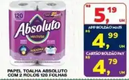 Roldão Papel toalha absoluto oferta