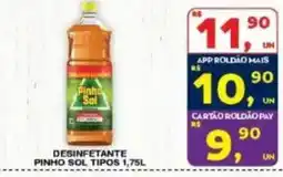 Roldão Desinfetante pinho sol tipos oferta