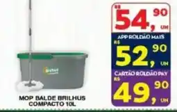 Roldão Mop balde brilhus compacto 10l oferta