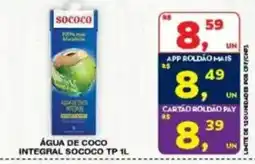 Roldão Água de coco integral sococo tp 1l oferta
