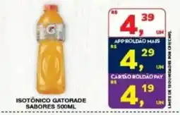 Roldão Isotônico gatorade sabores 500ml oferta